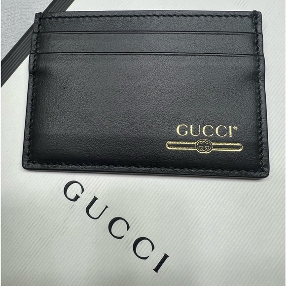 NEW GUCCI CALFSKIN CARD HOLDER - Picture 10 of 11